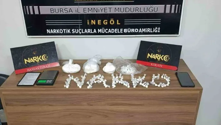 İnegöl'de uyuşturucu operasyonu: 620 gram kokain ele geçirildi