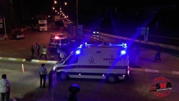 Işıklarda motosiklet kazası 1 yaralı