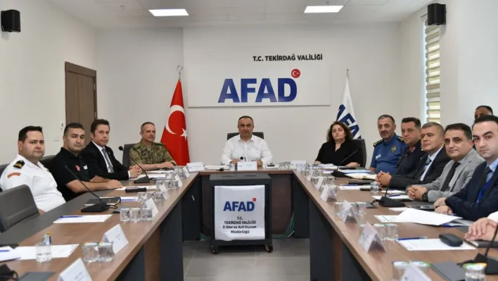 İstanbul-Adalar merkezli deprem tatbikatı için planlama toplantısı yapıldı