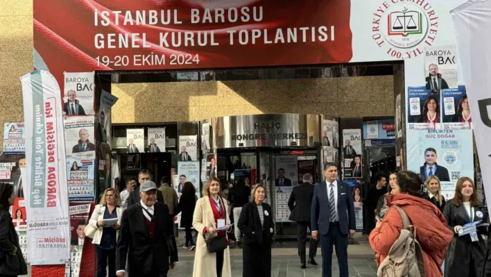 İstanbul Barosu'nda seçim heyecanı başladı