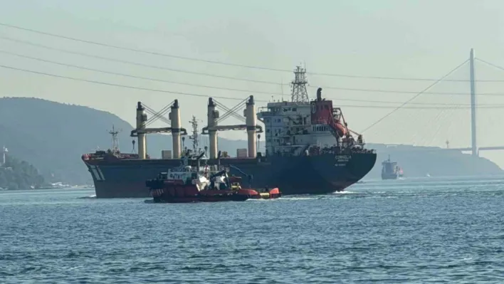 İstanbul Boğazı'nda gemi arızası yaşandı
