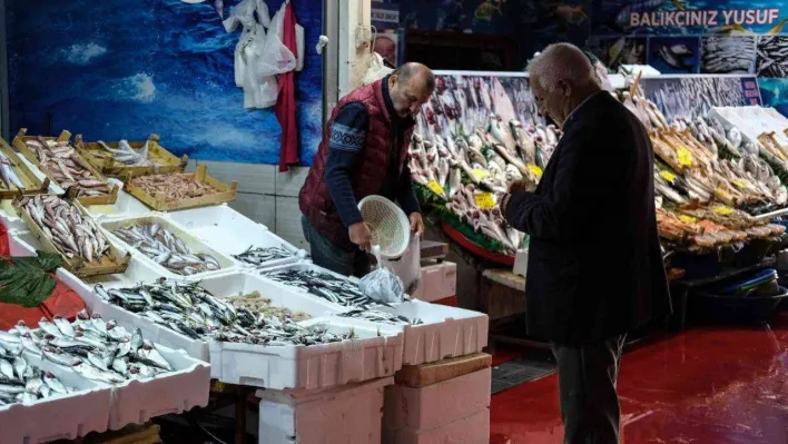 İstanbul'da balık tezgahlarının en ucuz balığı 70 TL ile hamsi oldu