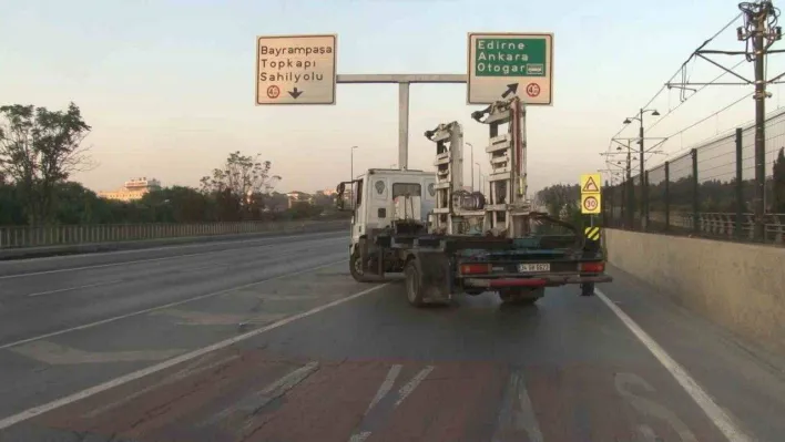 İstanbul'da bazı yollar trafiğe kapatıldı