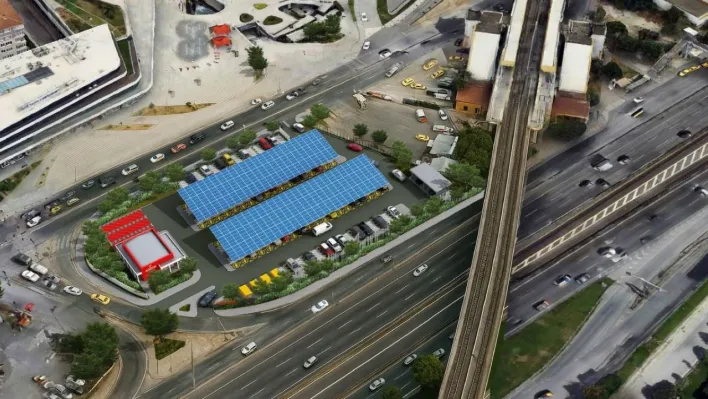 İstanbul'da E-5'in kenarına ultra modern şarj üniteleri projesi