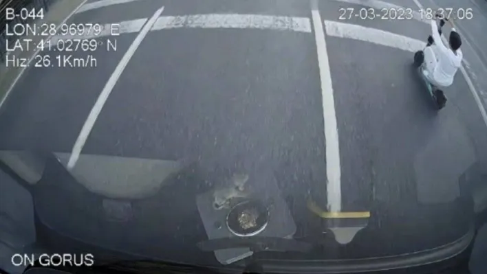 İstanbul'da ölümden kıl payı kurtuluş kamerada: Şoförün refleksi hayatını kurtardı