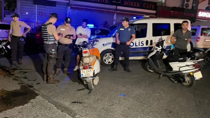İstanbul'da polisten motosiklet denetimi