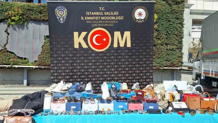 İstanbul'da sahtecilik operasyonu: 54 milyon liralık ürün ele geçirildi