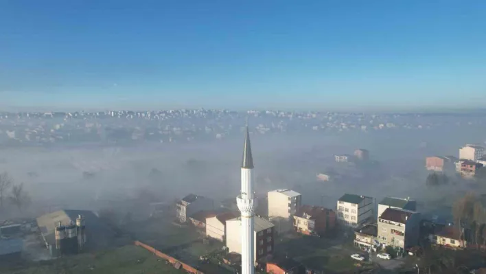 İstanbul'da yılın son gününde masalsı sis görüntüleri