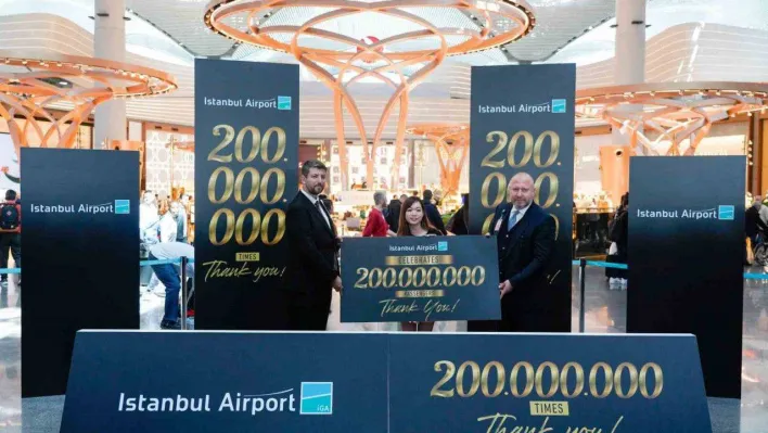 İstanbul Havalimanı 200 milyonuncu yolcusunu ağırladı