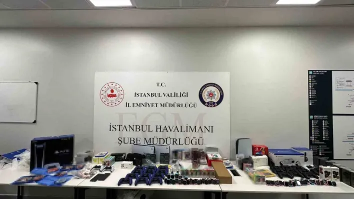 İstanbul Havalimanı'nda 1 milyon lira değerinde kaçakçılık operasyonu
