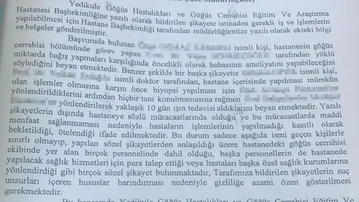 İstanbul İl Sağlık Müdürlüğü'nden 'haksız kazanç' operasyonu açıklaması: 'Özel hastanede işlem yapan doktora suçüstü'