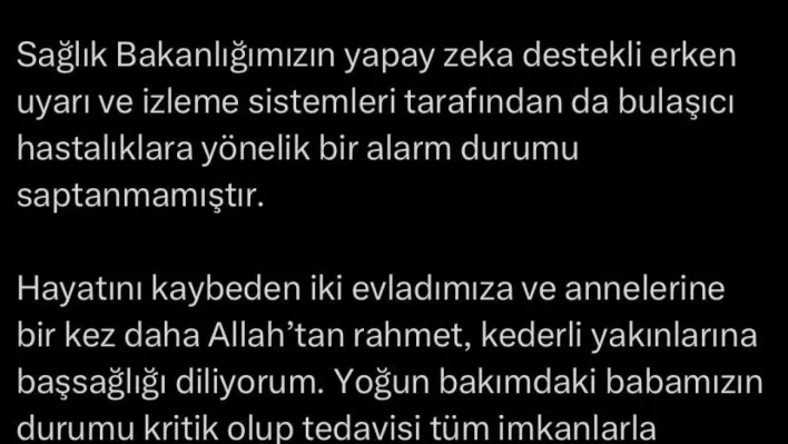 İstanbul İl Sağlık Müdürü Güner'den gıda zehirlenmesi açıklaması