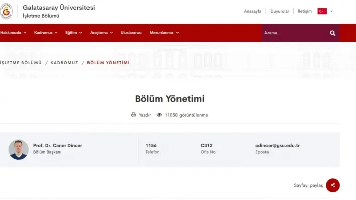 İstanbul Üniversitesi'nin diplomasını iptal ettiği Galatasaraylı profesör emekli oldu