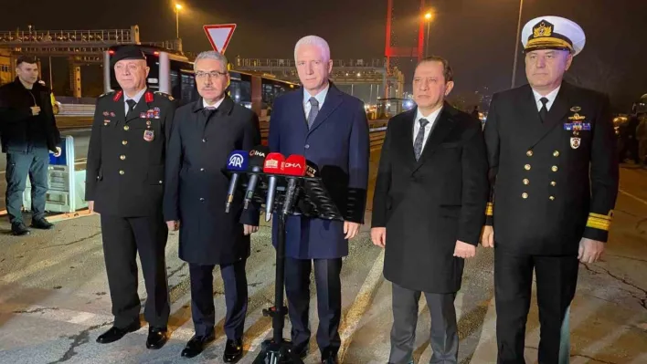 İstanbul Valisi Davut Gül'den denetim yapan polis ekiplerine ziyaret