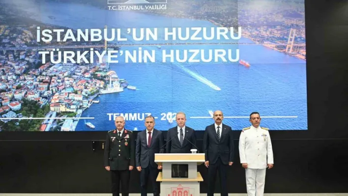 İstanbul Valisi Davut Gül, yılın ilk yarısına ilişkin asayiş verilerini açıkladı