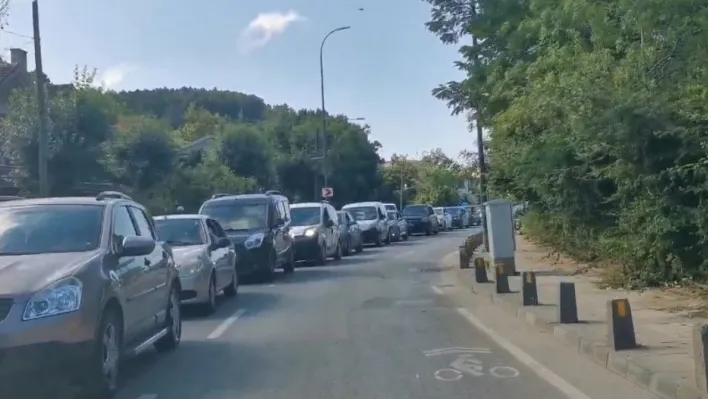 İstanbullular Riva'ya akın etti, trafik yoğunluğu oluştu