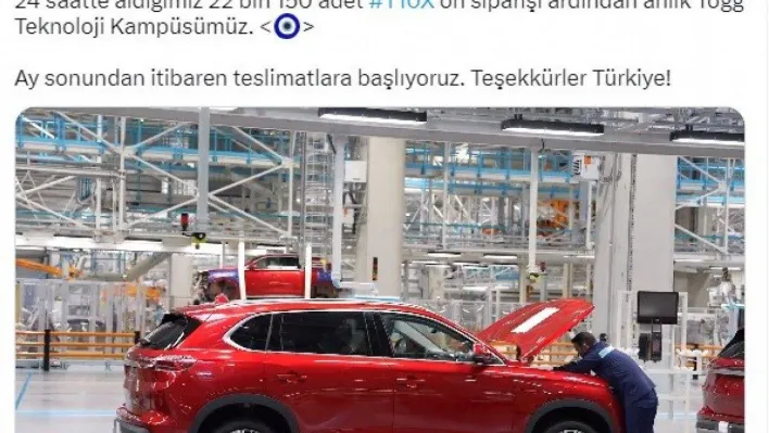 İşte sahibini bekleyen Togg akıllı cihazlar...Bir günde 22 bin sipariş