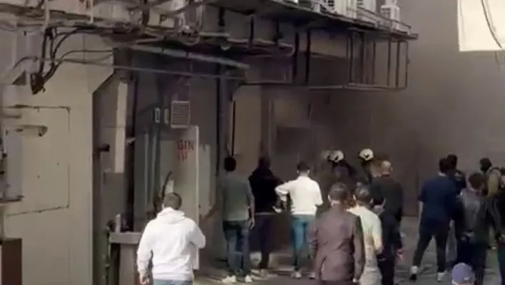 İSTOÇ'da yangın paniği