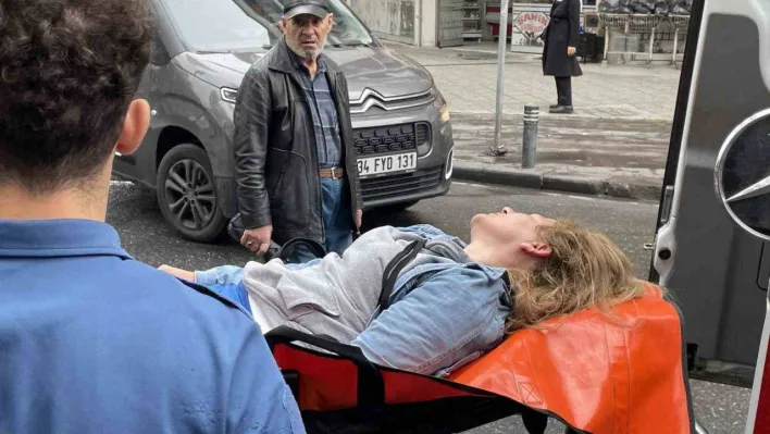 İşyerinin yandığını gören kadın sinir krizi geçirdi