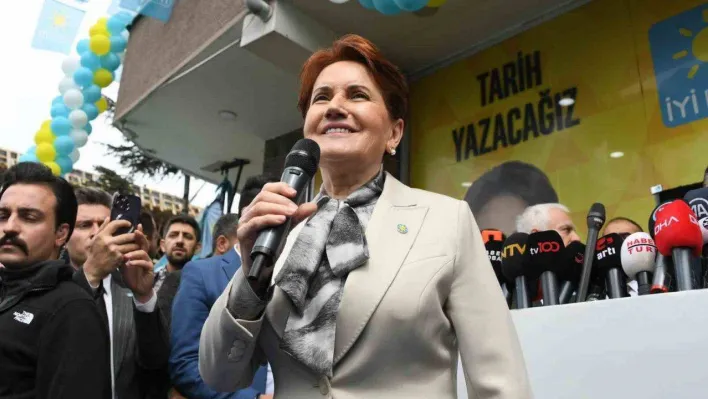 İYİ Parti lideri Akşener: 'İYİ Parti bu ülkenin emniyet supabıdır'