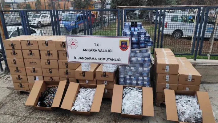Jandarmadan sahte ilaç operasyonu: 13 buçuk milyon liralık malzemelere el konuldu