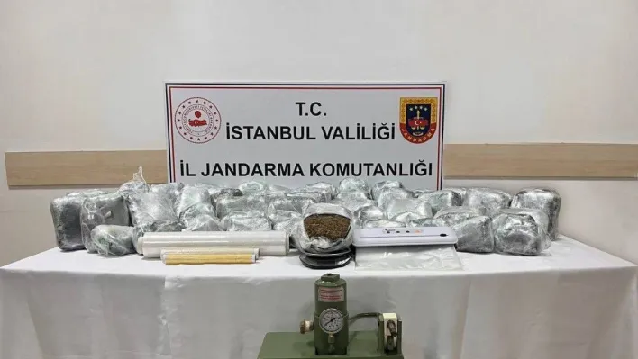 Jandarmadan uyuşturucu operasyonu: 66 kilo 'skunk' ele geçirildi