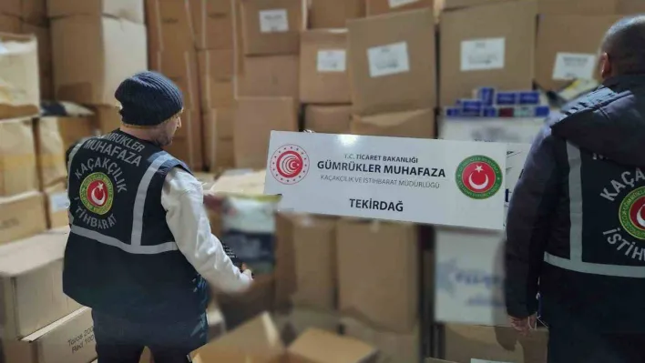 Kaçak sigaraya dev operasyon: Kayıtdışı üretim dolayısıyla 150 milyon kamu zararı ortaya çıkarıldı