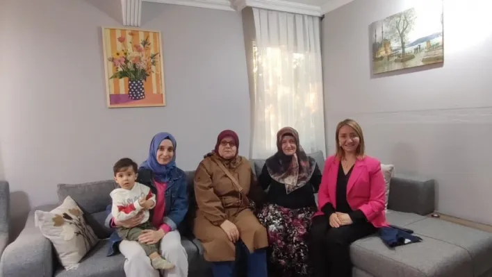 Kadın başkandan kadın muhtarlara anlamlı ziyaret