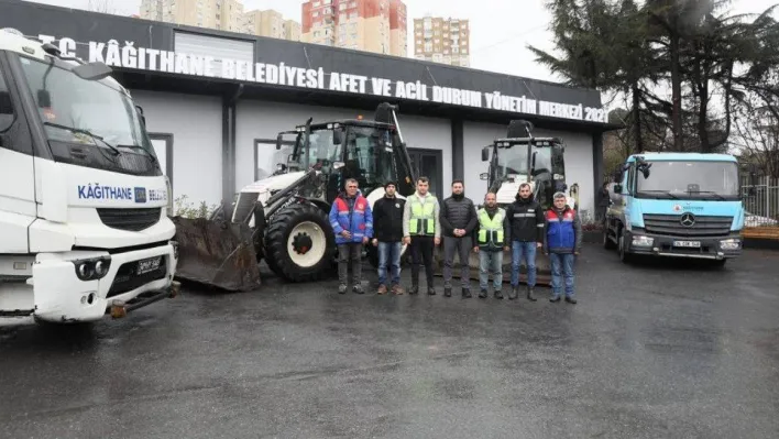 Kağıthane Belediyesi deprem bölgesi için tüm imkanlarını seferber etti