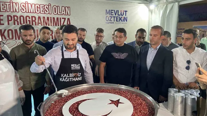 Kağıthane'de aşure günü heyecanı: 25 bin kişiye aşure ikram edildi