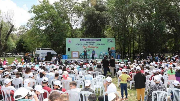 Kağıthane'de Dünya Çevre Günü etkinliği düzenlendi