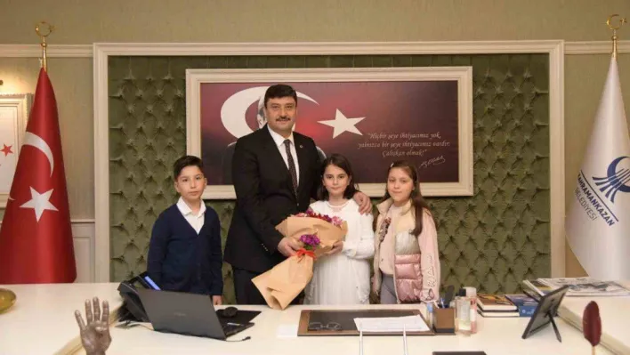 Kahramankazan'ın minik başkanları