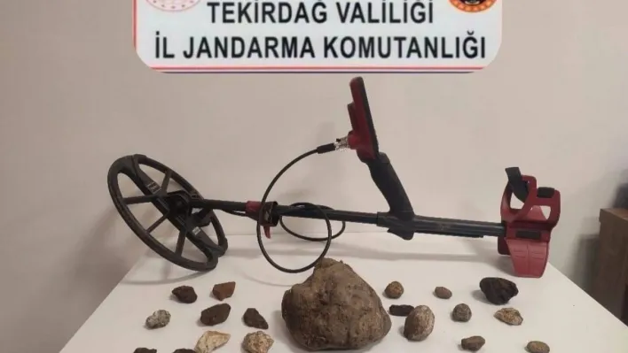 Kapaklı'da kaçak kazı ekipmanları ele geçirildi