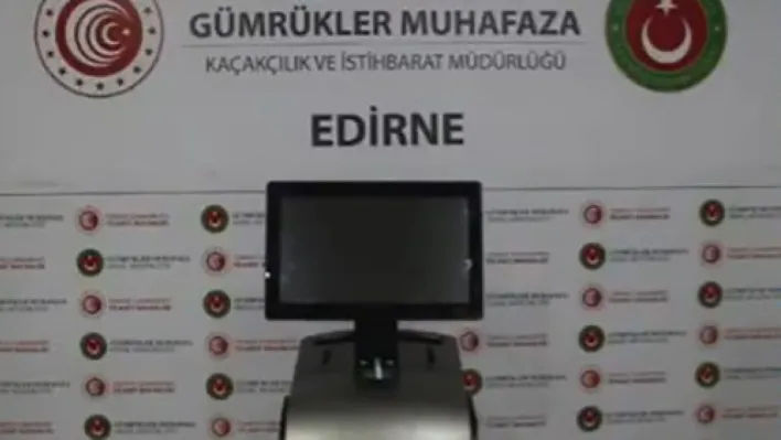 Kapıkule'de lazer epilasyon cihazı ele geçirildi