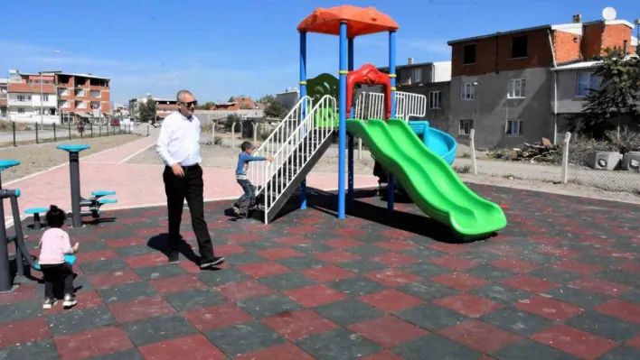 Karacabey'de sosyal alanlar her geçen gün artıyor