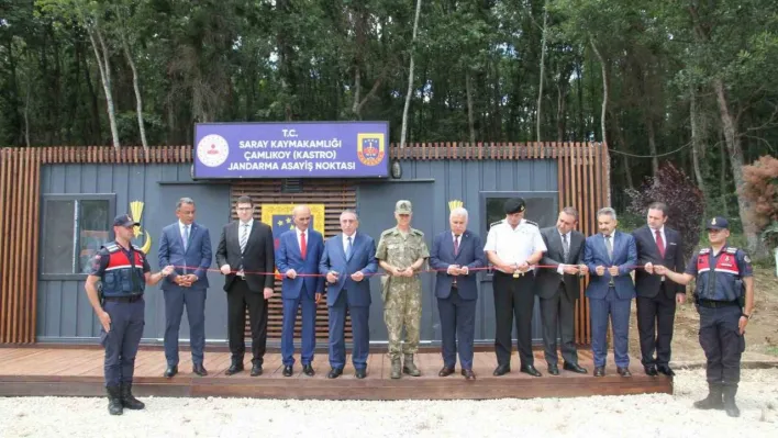 Karadeniz sahilindeki Çamlıkoy'a jandarma asayiş noktası açıldı