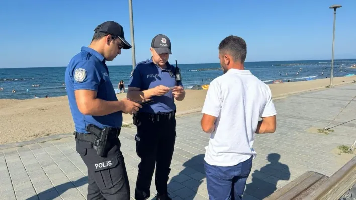 Karasu Sahili'nde hırsızlık olaylarına karşı emniyetten yoğun önlem