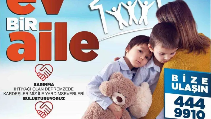 Karesi Belediyesi'nden 'bir ev bir aile' kampanyası