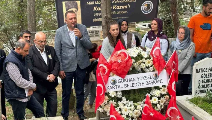 Kartallı Kazım vefatının 63'üncü yılında mezarı başında anıldı