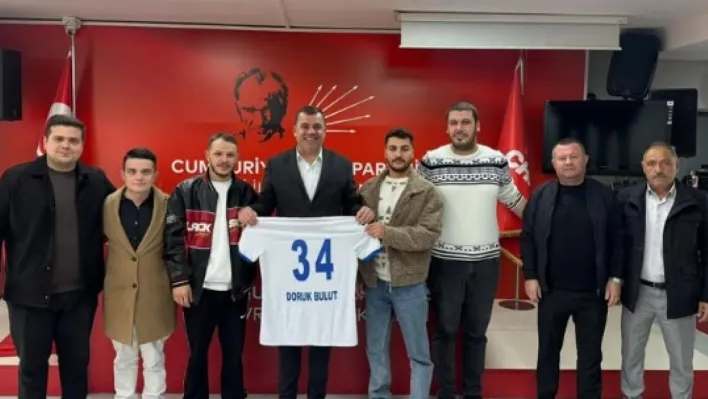 Kasaba Taraftar Grubundan Chp İlçe Başkanı Bulut'a Ziyaret
