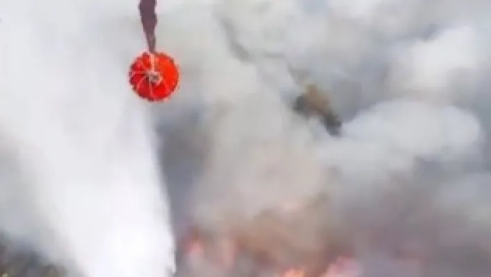 Kastamonu ve Karabük'teki yangınlara havadan müdahaleler sürüyor