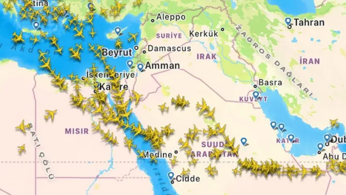 Katar hava sahasının kapanmasıyla uçaklar Türkiye'ye yönlendirildi