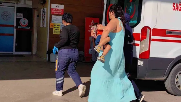 Kaydıraktan düşen çocuğun kolu kırıldı