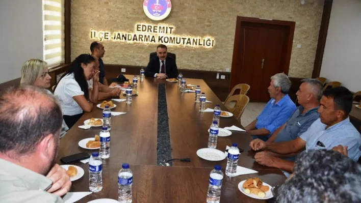 Kaymakam Odabaş, muhtar buluşmalarına devam ediyor