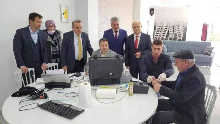 Kaymakam Öztürk, nüfus hizmetlerini yerinde inceledi