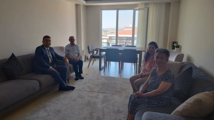 Kaymakam Tolga Toğan'dan Şehit Annesine ve Gaziye Bayram Ziyareti
