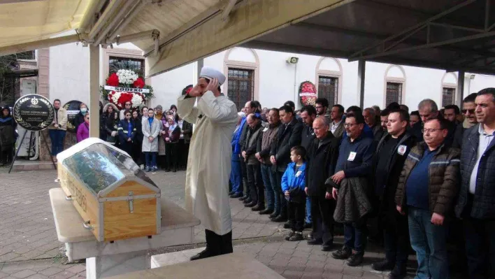 Kazada hayatını kaybeden fabrika üretim müdürü, son yolculuğuna uğurlandı