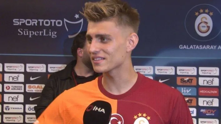 Kazımcan Karataş: 'Galatasaray'ın bir oyuncusu olarak sahaya çıkmak inanılmaz bir şey'
