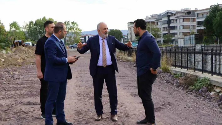 Kazımiye Deresi yürüyüş yolu çalışmaları devam ediyor