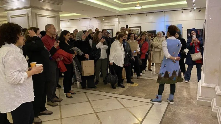 Keçe Sanatı Sergisi'ne Ankaralılardan yoğun ilgi